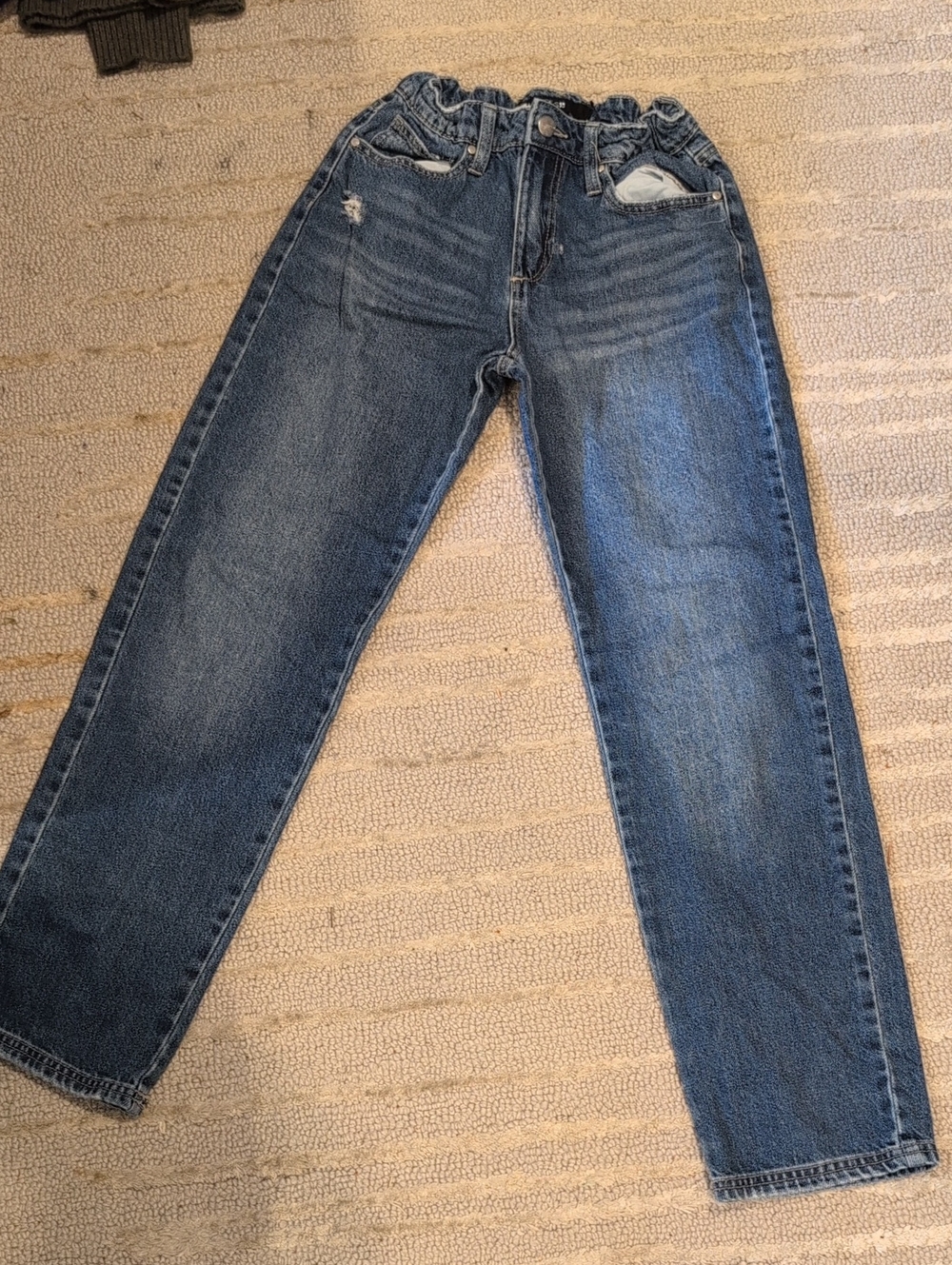 Joe's Jeans Kid's Straight Jeans in Washed Blue Denim